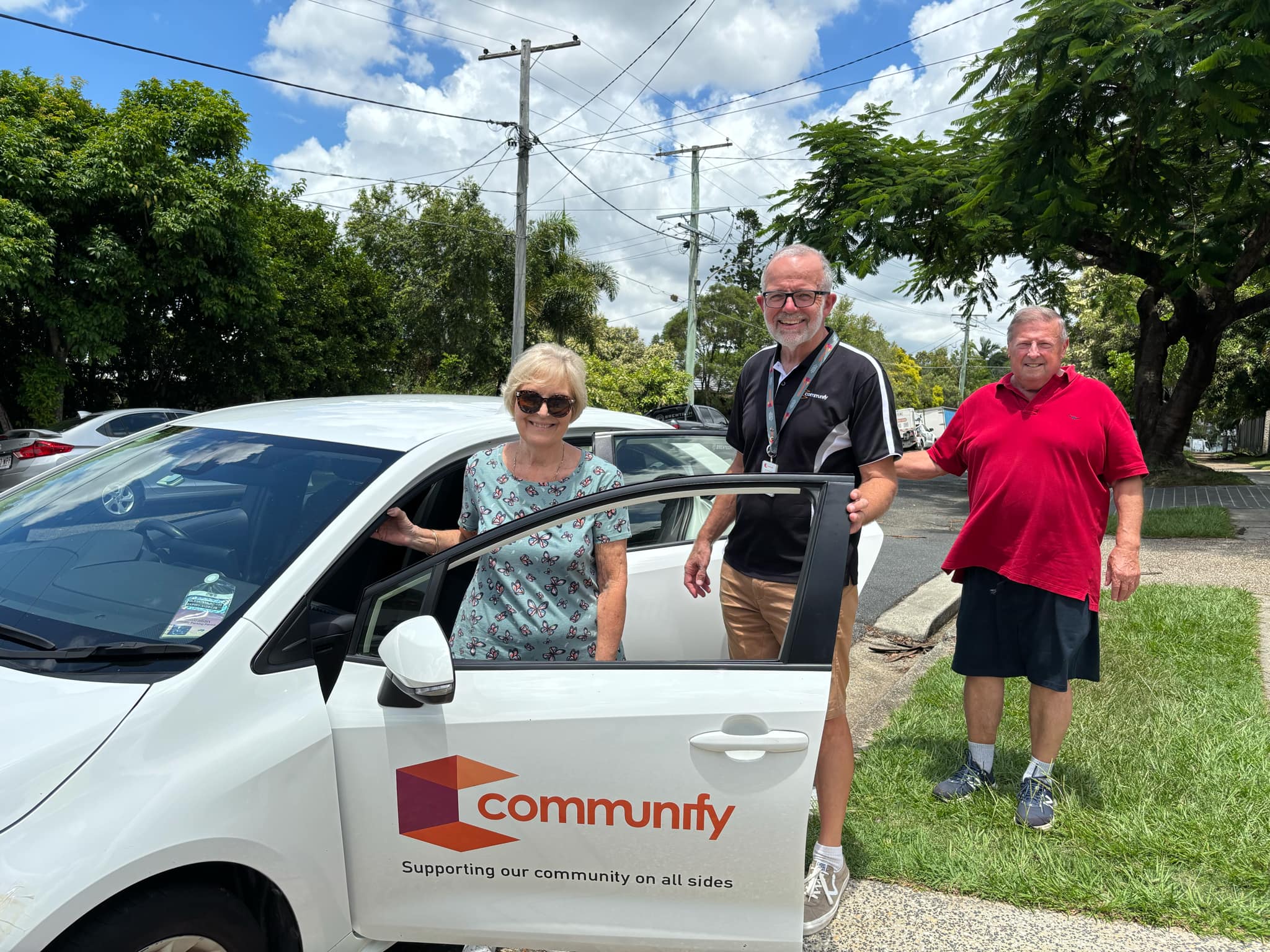 Communify Transport - volunteer driver with elderly clients