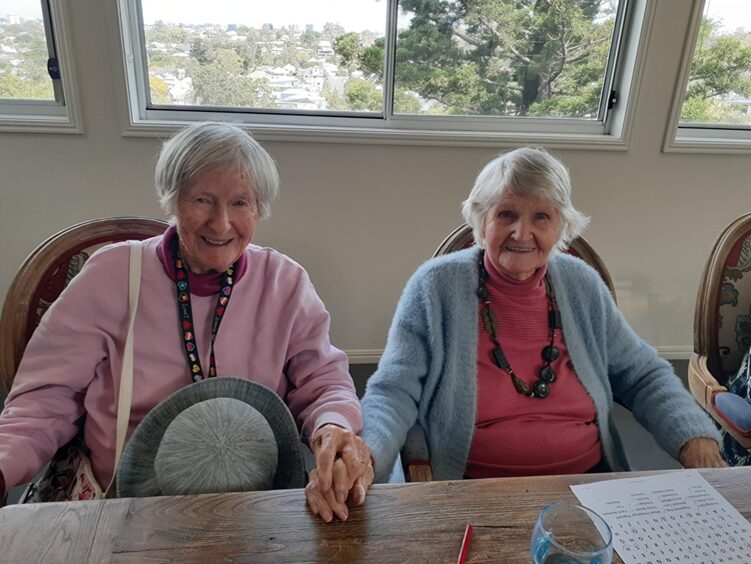 Elderly people participating in Communify aged care services